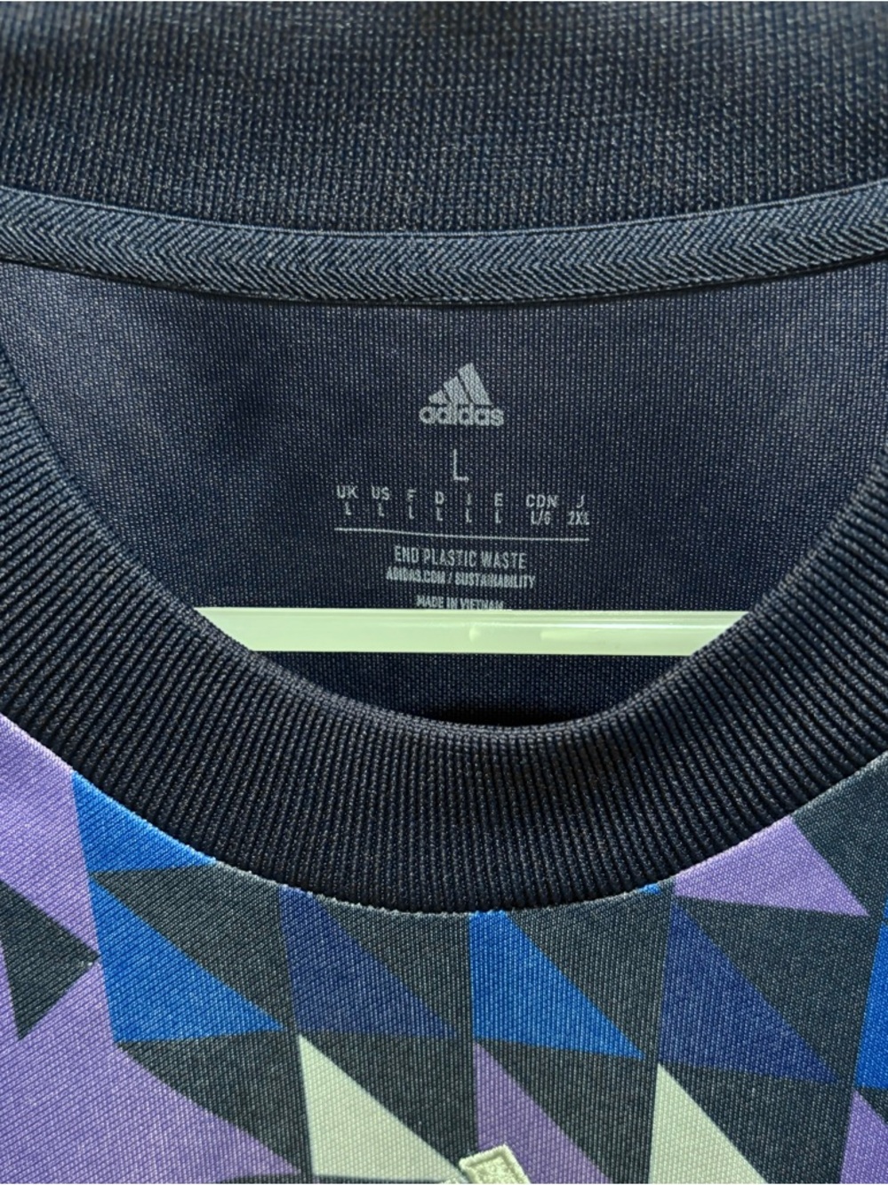Auth Adidas Argentina Icon Goal Keeper Jersey in Night Indigo - Men’s Size L - Picture 3 of 6